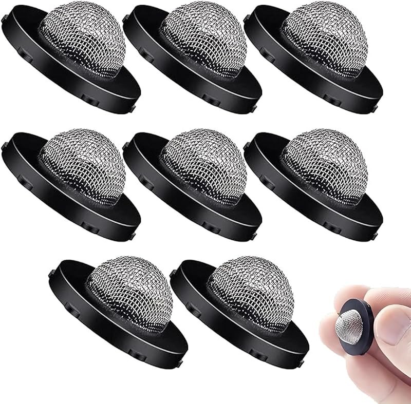 Hose Filter Washers, 8 Pcs Garden Hose Screen Filter Rubber Washer Hose Filters for 3/4" Washing Machine & 5/8" Garden