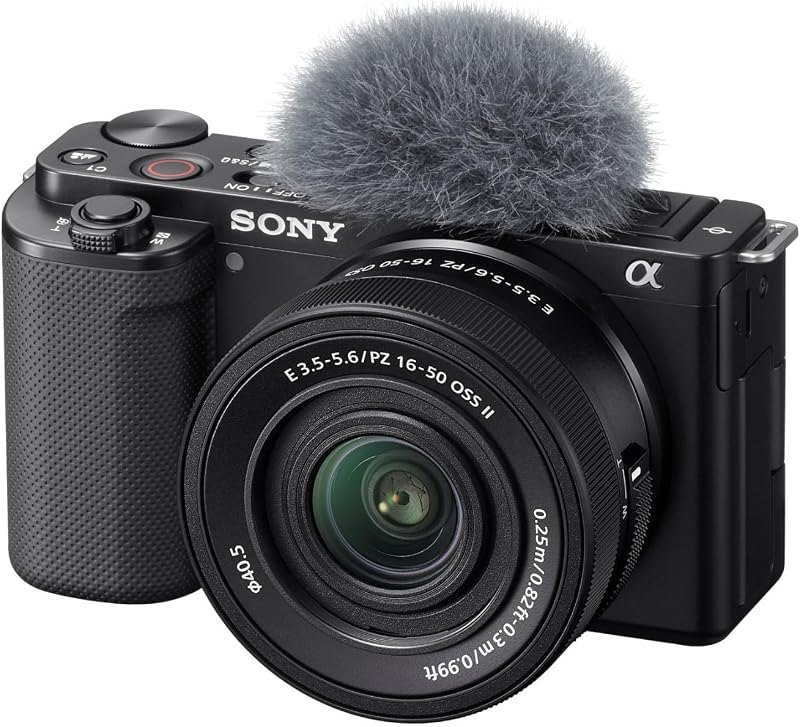 ZV-E10 APS-C Mirrorless Camera with 16-50mm Lens Black — Sony for best beginner mirrorless camera