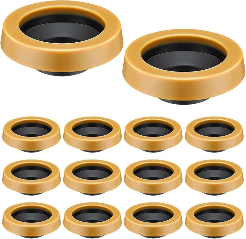 Marsui 12 Pack Wax Ring for Toilet, Thick Gasket 3-4 Inch Waste Line — best toilet wax ring for toilet wax ring under