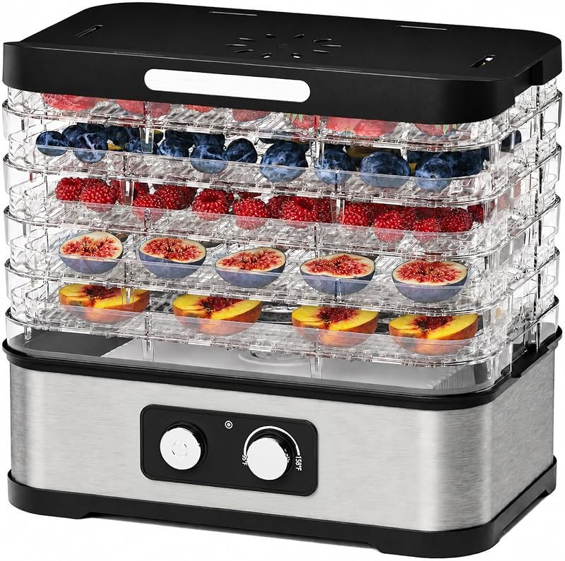 Small Food Dehydrator for Jerky, Fruit, Herbs & Pet Treats — food dehydrator heavy duty for food dehydrator under 30