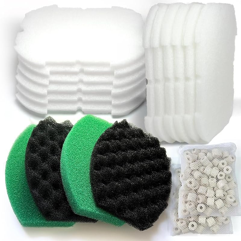 PurifyLogix 18 PCS Pond Filter Kits for Inpond 5in1 600 Gallon Water Pump — pond-pump-pack for pond pump no