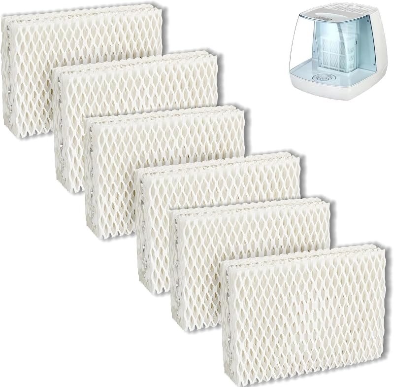 6 Pack WF813 Humidifier Filter Replacement Compatible with Equate EQ-2119-UL EQWF813 PCWF813 Relion RCM-832 RCM-832N