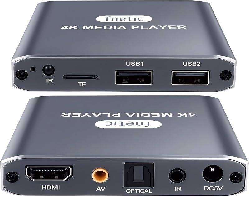 4K Full-HD USB and microSD Digital Media Player for TV Digital Signage — Media players like VLC, image editor for