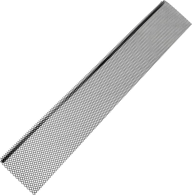 RYFT Lock-in Gutter Guard 6“ x 120FT, Durable Coated Steel Gutter Guard, Micro-Mesh Gutter Filter, Fits 4”, 5“, and 6”