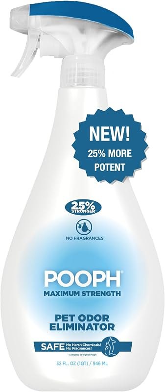 POOPH Plus Maximum Strength Pet Odor Eliminator Spray, 32 oz