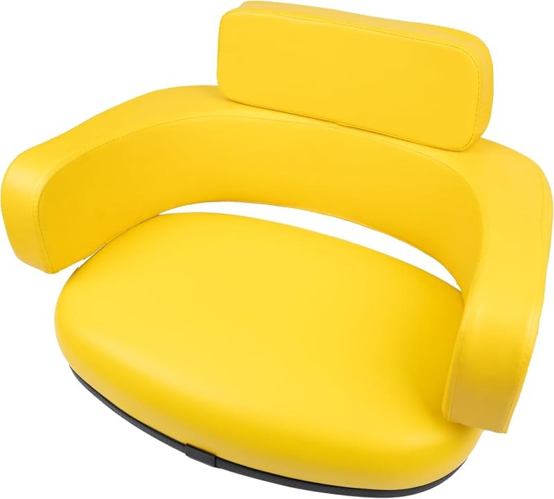3-Piece Tractor Seat Replacement Cushion Set for John Deere Tractor 2010 2510 2520 3010 3020 4000 4010 4020 4030 4230