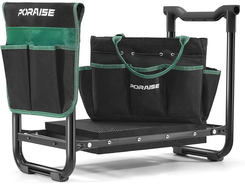 Garden Kneeler and Seat Heavy Duty, Wider and Thicker Kneeling Pad Stool — garden kneeler kit for garden kneeler