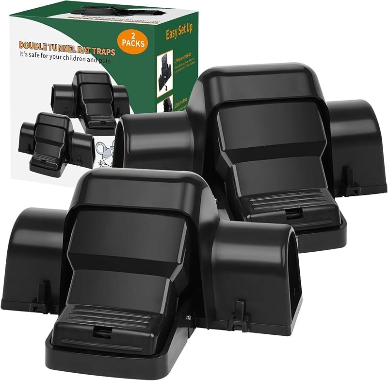 Dual-Entry Rat Traps — no see mouse trap pack for no see mouse trap under 30 budget