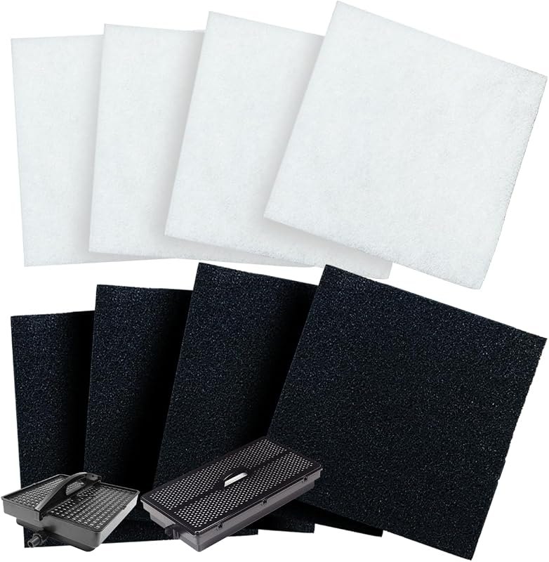 Replacement Filter Pads for Pondmaster 1000 & 2000 Polyester & Carbon Filtration Pads Compatible with Danner 12202