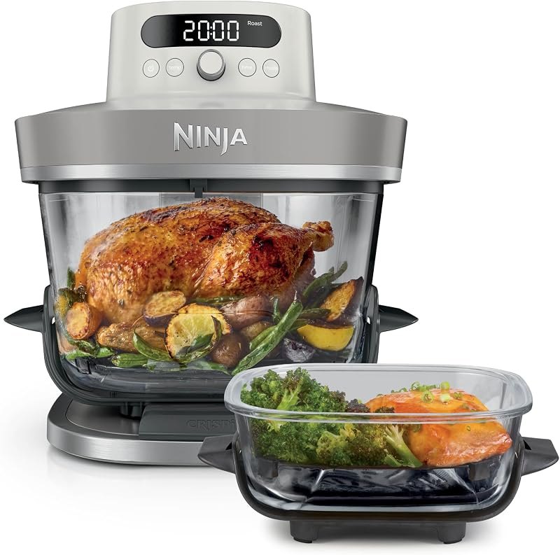 Crispi Pro Glass Air Fryer, 6-in-1, Bone, AS101LG — Ninja for best air fryer best rated