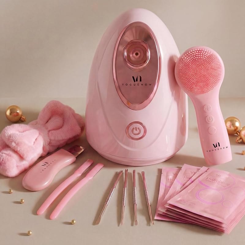 Facial Steamer Spa Kit with 15 Spa Tools for Complete At Home Facial — Beauty for home for beauty