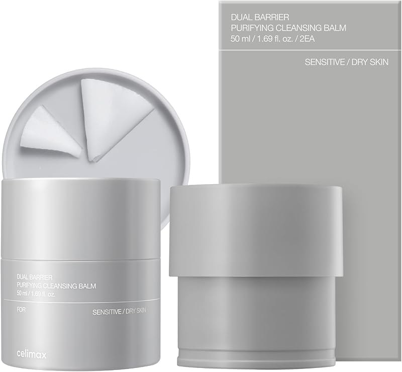celimax Dual Barrier Purifying Cleansing Balm 1.69 fl.oz x 2 — cleansing balm pack for cleansing balm durable heavy duty