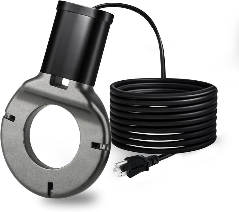 1000W Utility De-Icer, Submergible Bird Bath Heater De-icer, Chicken Water Heater, Stock Tank Heater for Livestock
