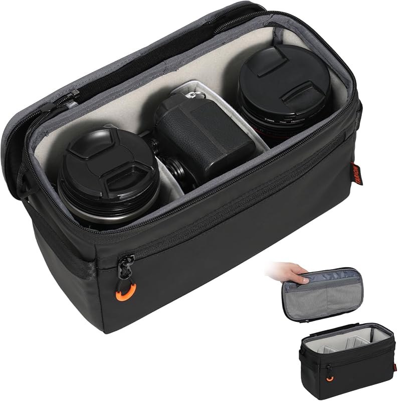 TARION Padded Camera Insert Bag Protective Framed DSLR Inner Case Organizer — Cameras and the accessories that mak for