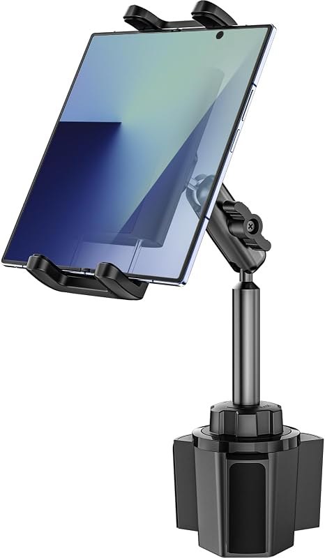 Z Fold Car Mount, [Sturdy Metal Arm] Cup Holder Folding Phone Mount — car mount for best Samsung Galaxy Z Fold 6