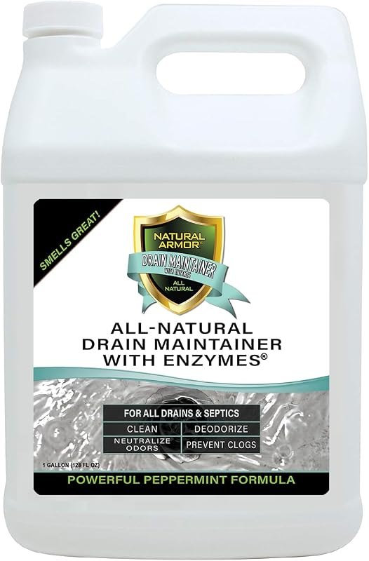 Natural Armor Enzyme Drain Maintainer Cleaner - 1 Gallon (128 oz) — best enzyme drain cleaner for enzyme drain cleaner