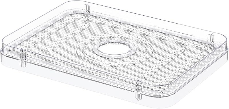 OSTBA FD-1019 Food Dehydrator Replacement Tray, Stainless Steel Embedded Food Drying Rack, BPA-Free Food Grade