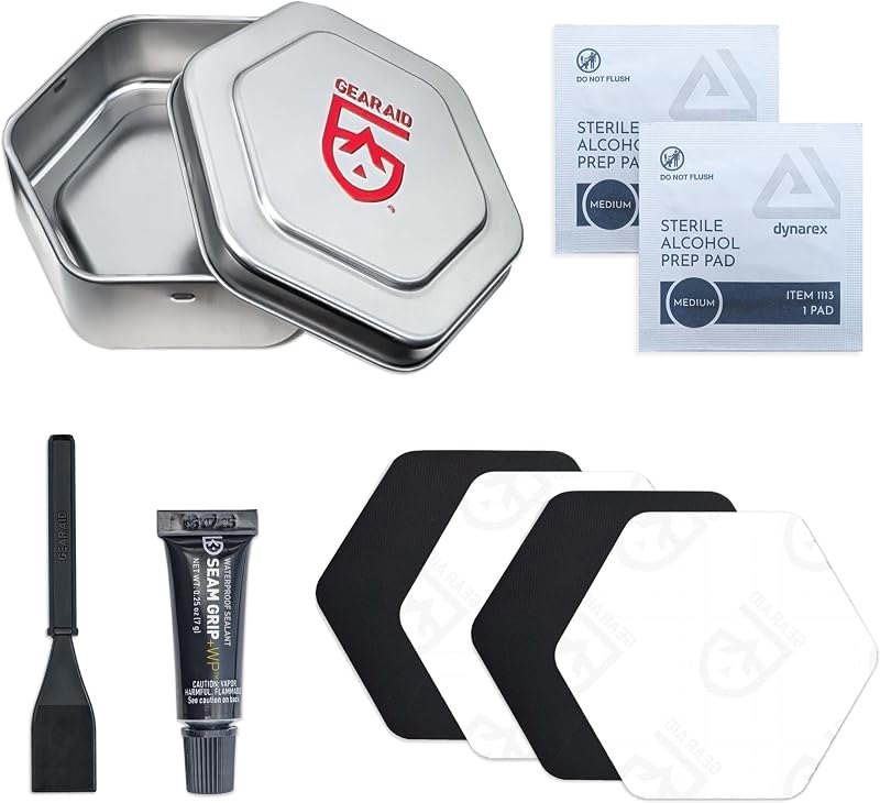 GEAR AID Seam Grip WP Camp & Trail Repair Kit — repair for best sleeping pad camping