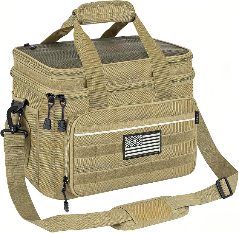 Fishing Tackle Bags, 19L Waterproof Tackle Box Organizer Shoulder — tackle box waterproof pack for tackle box