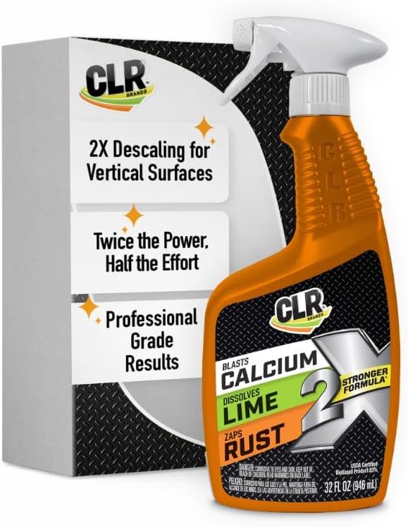 Brands 2X Calcium Lime and Rust Remover - 32 oz Trigger — clr cleaner heavy duty for clr cleaner under 30 budget