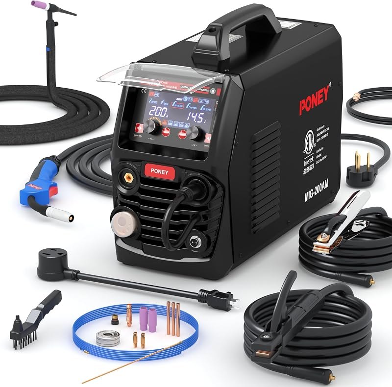 PONEY 200A All-copper coil 110V/220V Aluminum MIG Welder Extension cable — Welding for home for welding