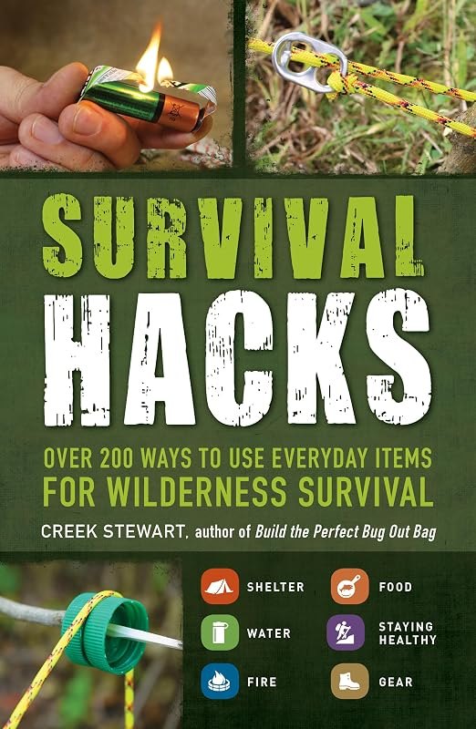 Survival Hacks: Over 200 Ways to Use Everyday Items for Wilderness Survival (Life Hacks Series) — Books kit for books