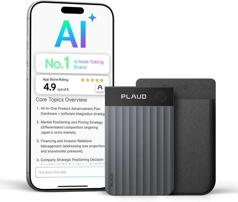Plaud Note Pro AI Voice Recorder Transcribe & Summarize for Meetings Calls — AI for essentials