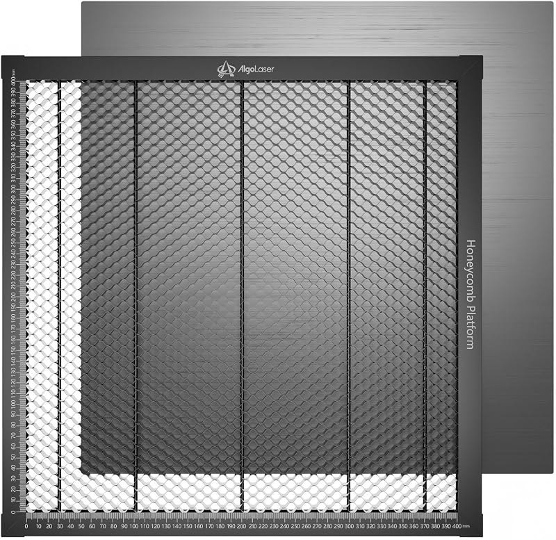 AlgoLaser 400x400mm Honeycomb Engraving Bed for Laser Engraver — honeycomb for best beginner laser engraver best rated