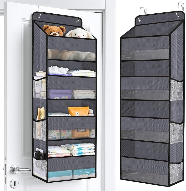 Over The Door Organizer Storage behind Door Hanging Organizer for Nursery