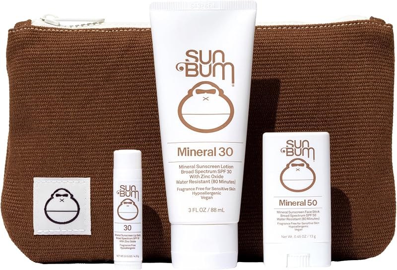 Sun Bum Mineral Road Tripper - Travel Size Sun Care Pack - Travel Size Kit — mineral sunscreen face kit for mineral