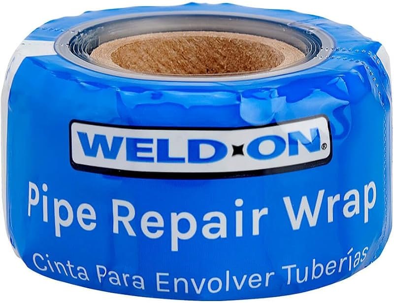 WELD-ON 16312 Pipe Repair Wrap, 1" x 10', 20 mil, Black — pipe leak tape no leak for pipe leak tape durable heavy duty