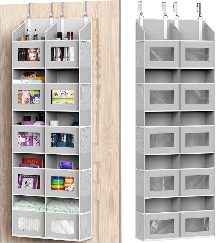 Simple Houseware Extra Large Heavy Duty 10 Pockets Over the Door Organizer — over the door organizer amazon for over