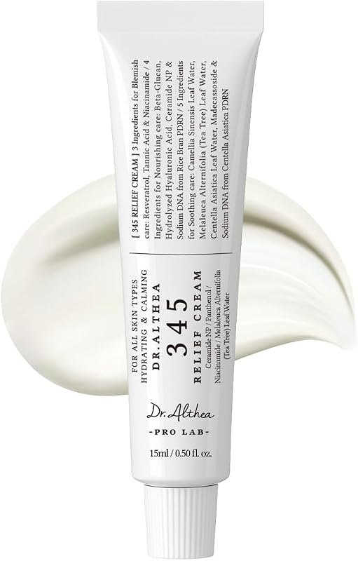 Dr.Althea 345 Relief Cream, 0.50 Fl Oz (Ver.2 - Pack of 1) — best non comedogenic moisturizer for non comedogenic