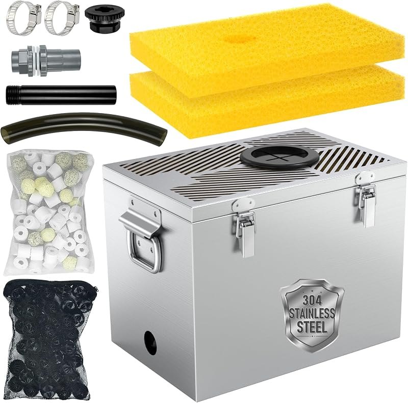 pond filter without a subscription or refill trap