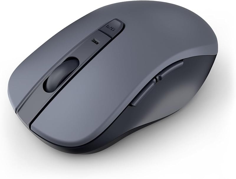 wegear Bluetooth Mouse Silent Wireless Mice, Cordless Computer Mouse-Grey — silent click for best quiet wireless mouse