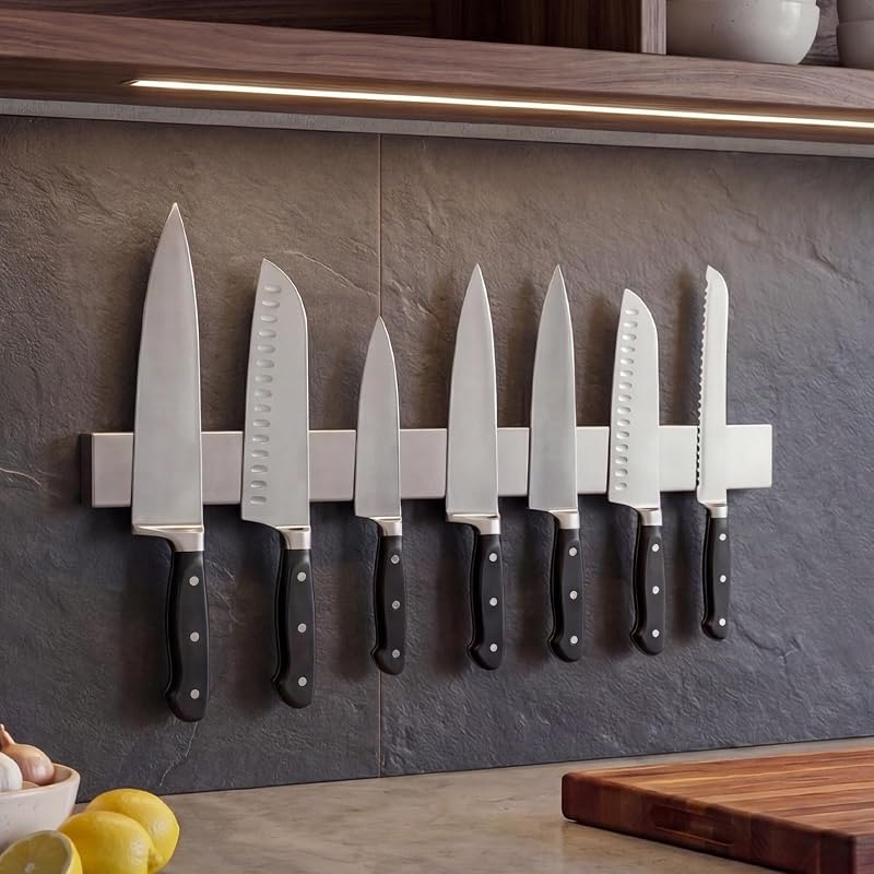THMINS 20 Inch Magnetic Knife Strips, Magnetic Knife Holder for Wall — magnetic strip for best chef knife under 40