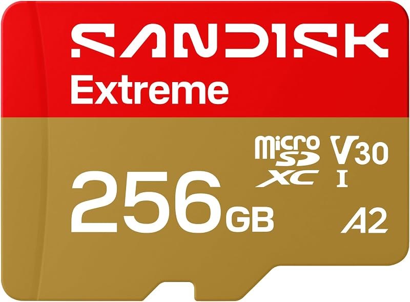 256B Extreme microSD UHS-I Card - Up to 245MB/s Read Speeds — SanDisk Extreme for best microSD card