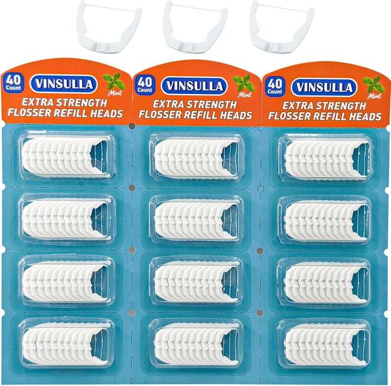 VINSULLA Flosser Refill Heads Compatible with Listerine Ultraclean Access — Head-to-head picks when two products for