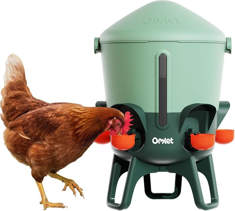 Omlet Insulated Chicken Waterer, 3 Gallon — poultry waterer for chicken nipple waterer durable heavy duty