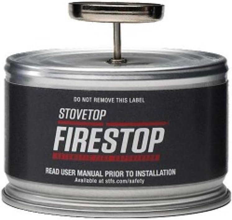 Stovetop Fire Stop Automatic Fire Suppression Canister — stove fire suppression for fire blanket kitchen