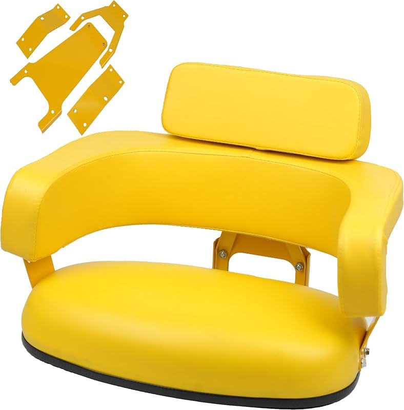 AHADA 3-Piece Tractor Seat Replacement Cushion Set for John Deere Tractor 2010 2510 2520 3010 3020 4000 4010 4020 4030