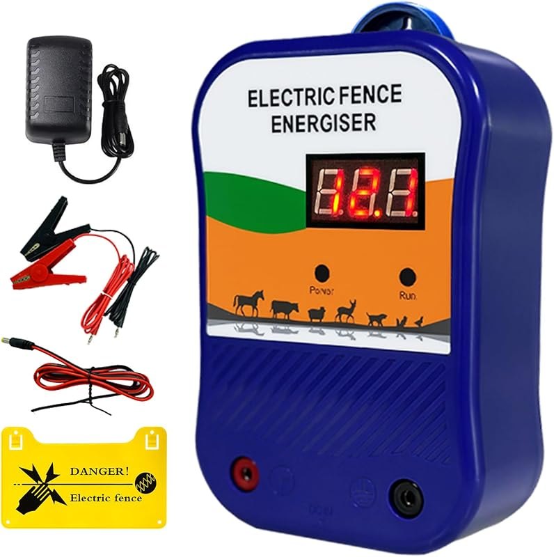 1.5 J Electric Fence Charger, Energizer for Cattle Bear Horse — best-electric-fence-charger for electric fence charger