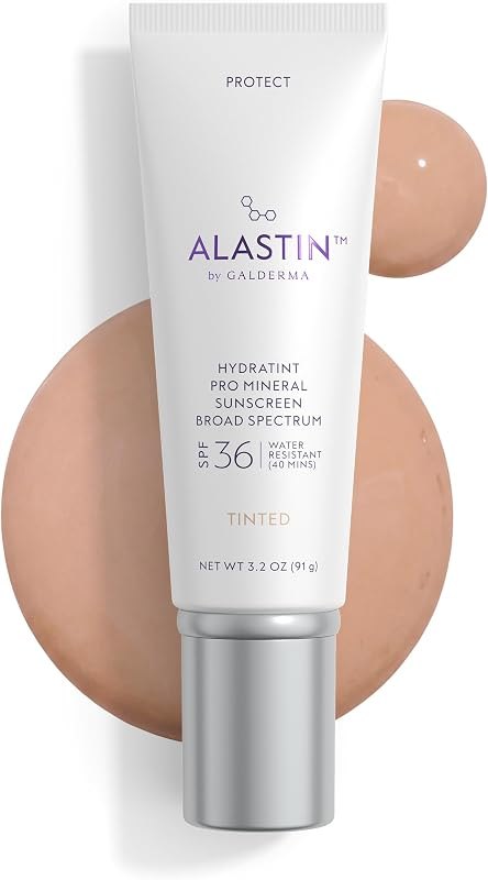 ALASTIN Skincare HydraTint Pro Mineral Tinted Sunscreen SPF 36 (3.2 oz) — Makeup and SPF that will not break y for