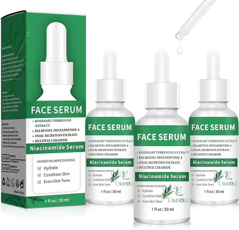 3 Pack Serum - Niacinamide with Rosemary Verbena Extract for Harmonized Hydration & Skin Tone (1fl.oz/30ml Each) —