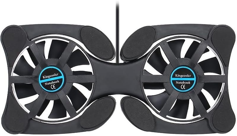 Mini USB Laptop Cooling Pad with 2 Fans — cooling for best laptop stand travel compact