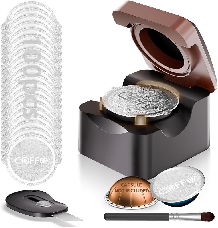 Reusable Vertuo Pods Refill Kit for Nespresso, NO PODS — Coffee no leak for coffee kit