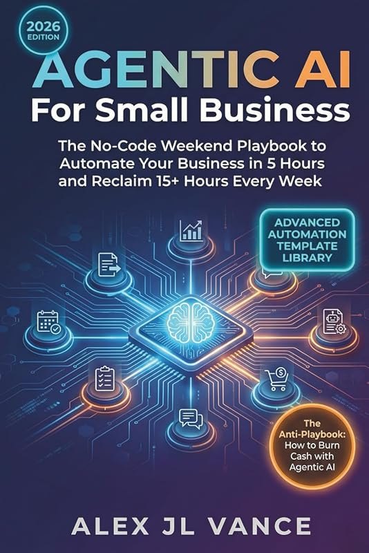 AGENTIC AI For Small Business: The No-Code Weekend Playbook to Automate Your Business in 5 Hours and Reclaim 15+ Hours