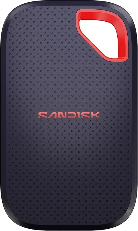 SANDISK 1TB Extreme Portable SSD (New Model) - up to 2000MB/s Transfer speeds, USB Type-C connectivity, Reliable