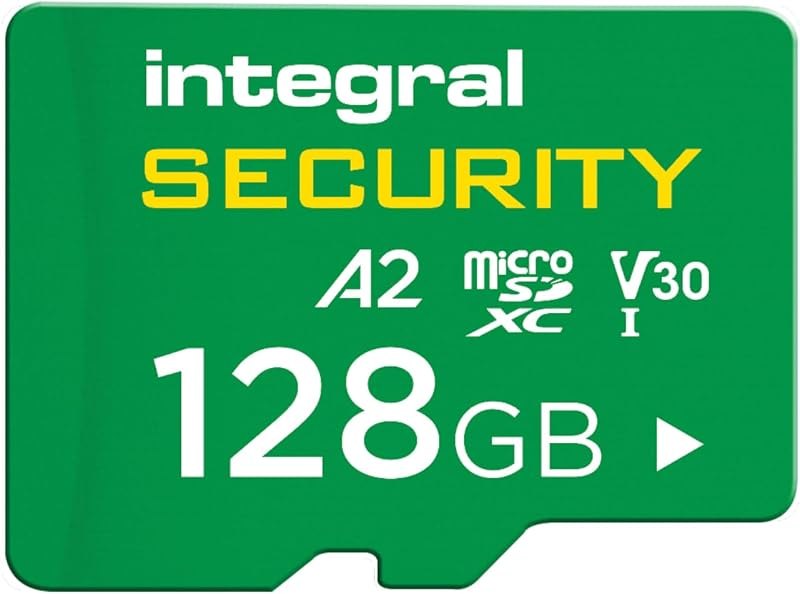 Integral 128GB High Endurance microSD Card for CCTV, Dash Cam & Security Cameras, 4K Video — microSD for best dash cam