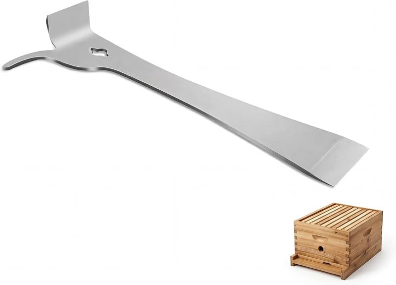 Polished Stainless Steel Hive Tool Beekeeping Supplies